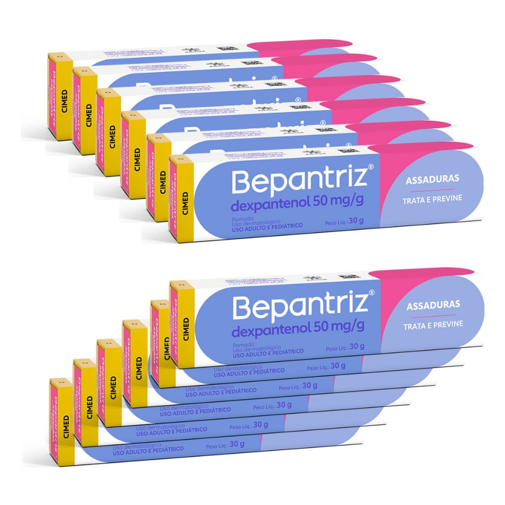Kit 12 Unidades – Bepantriz Pomada 30g