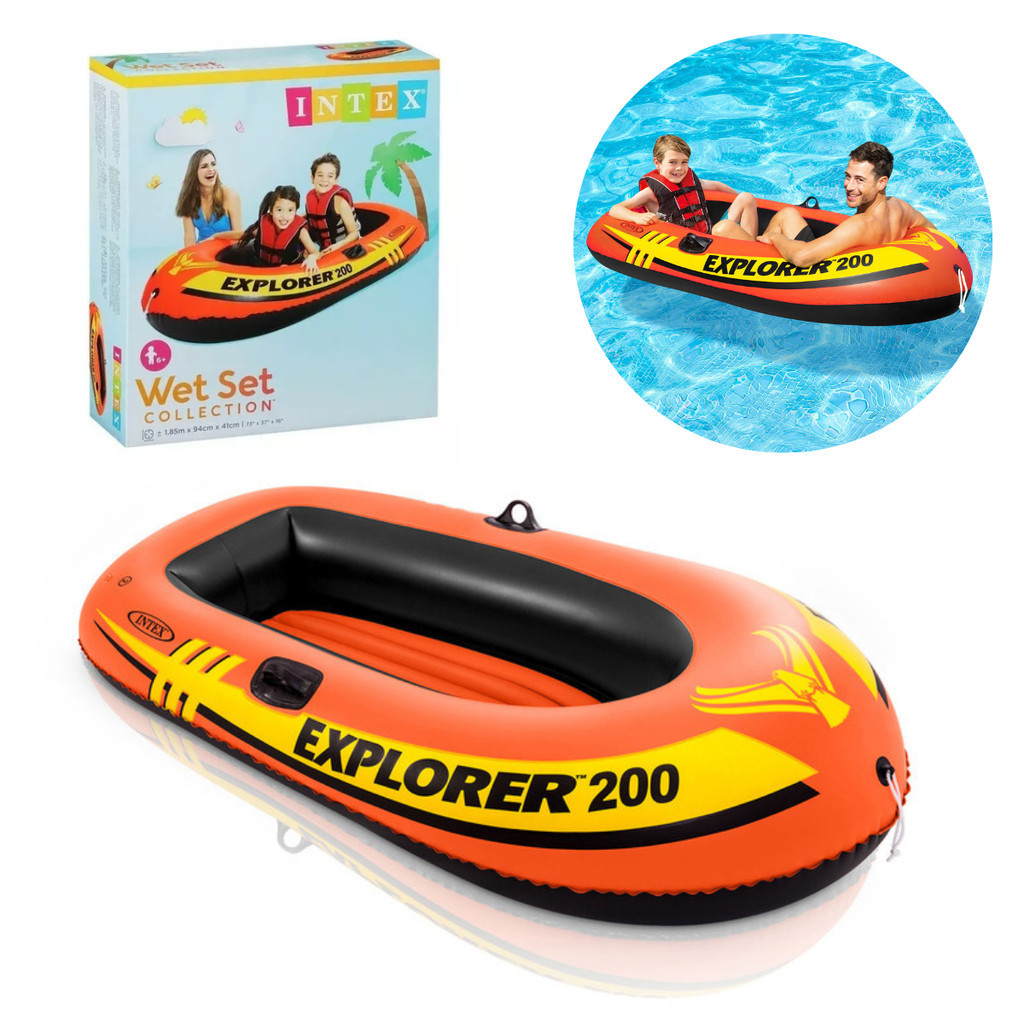 Bote Explorer 200 Inflável Intex 2 pessoas Intex 