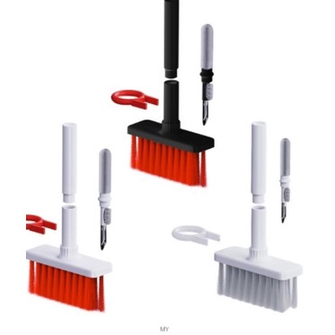Kit Escova De Limpeza 5 em 1 Teclado Fone de Ouvid