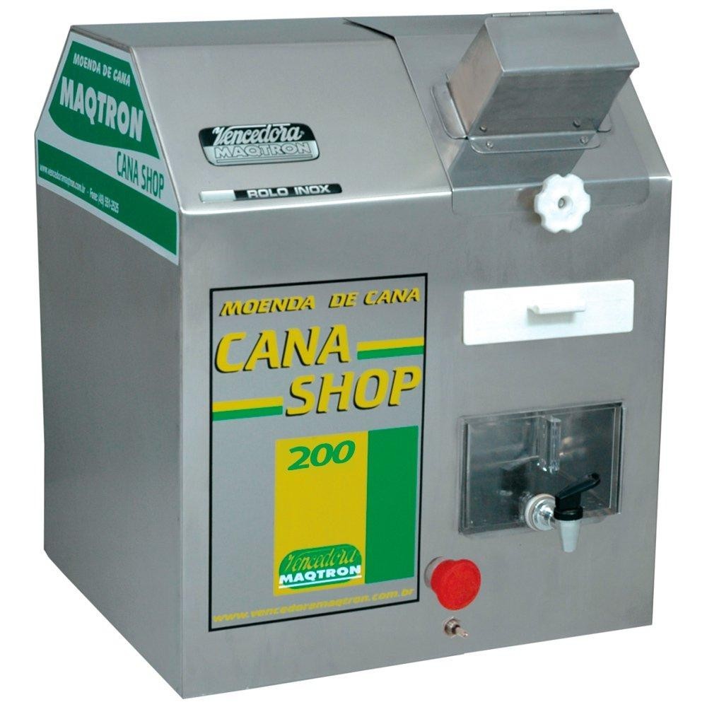 Moenda Moedor Cana Elétrica com Rolo em Inox 220V