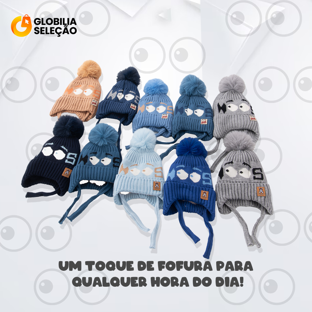 Gorro Touca Infantil Criança Menino Menina Tricot
