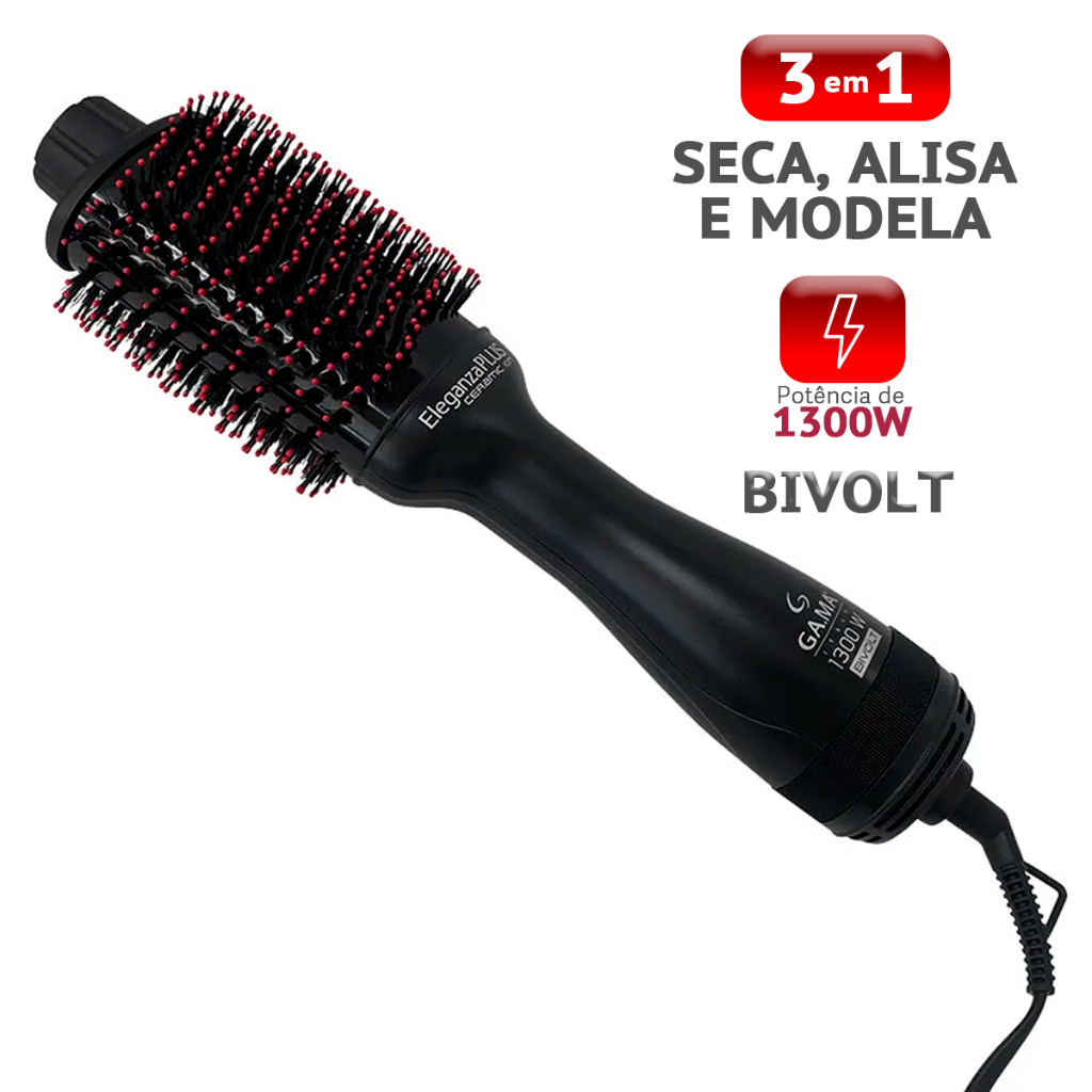 Escova Secadora GA.MA Eleganza Plus 1200 1.300W Se