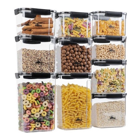 House Organizer Kit 10 Potes Hermeticos Retangular