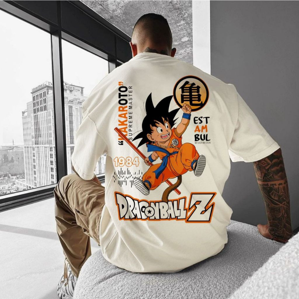 Camiseta Masculina Streetwear Dragon Ball Z Estamp