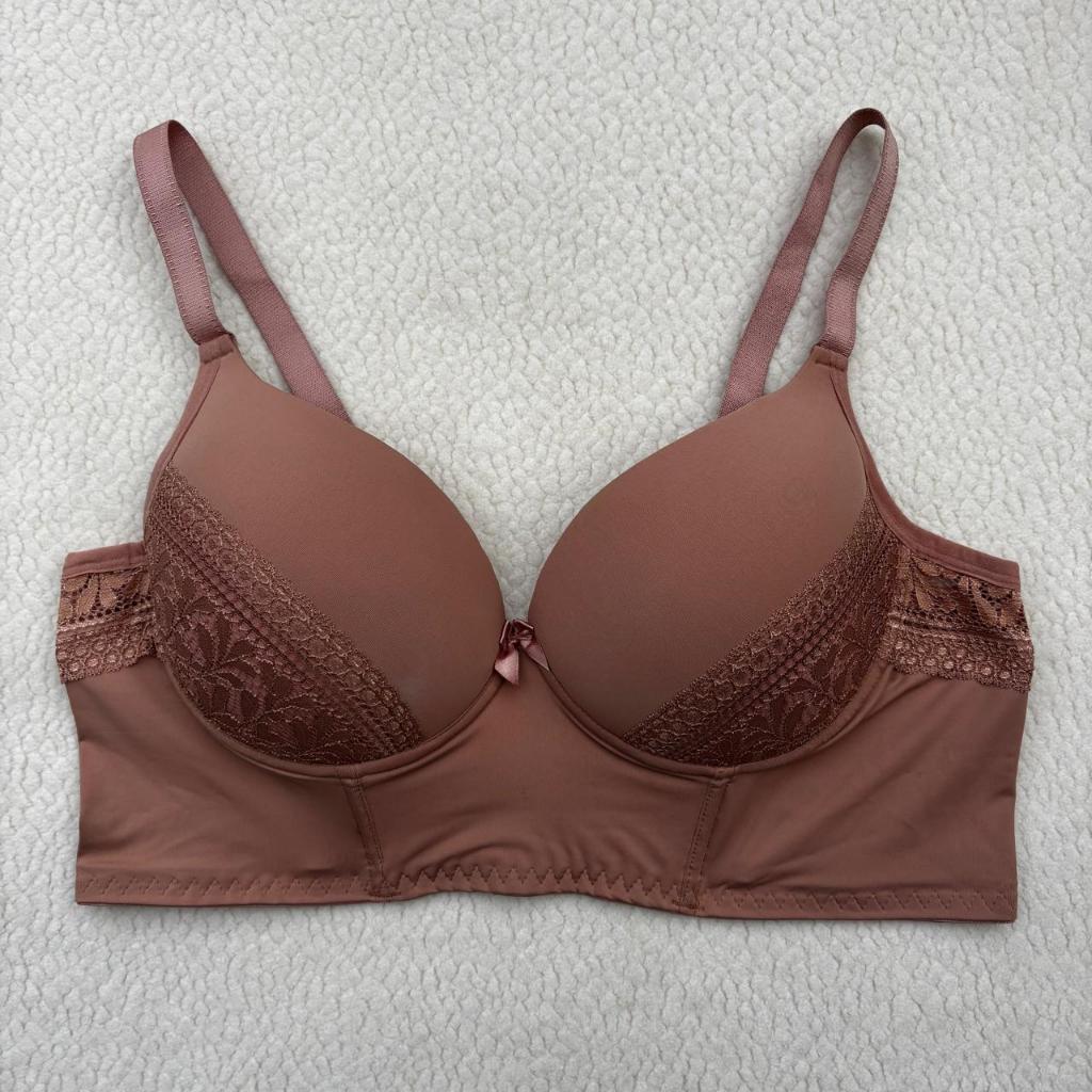 Sutiã Plus Size Carla De Microfibra com Renda de 