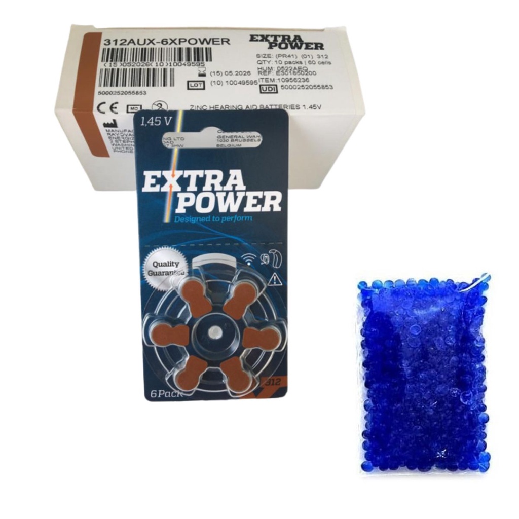 Kit Silica Gel Desumidificadora Com Pilhas Aparelh
