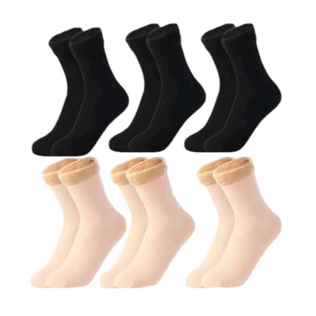 Kit Com 1,2, 3, 4, 5 ou 6 Pares de Meia Térmica F