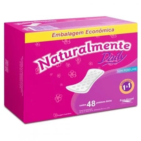 Protetor Diário Naturalmente Daily c/ 48 unidades