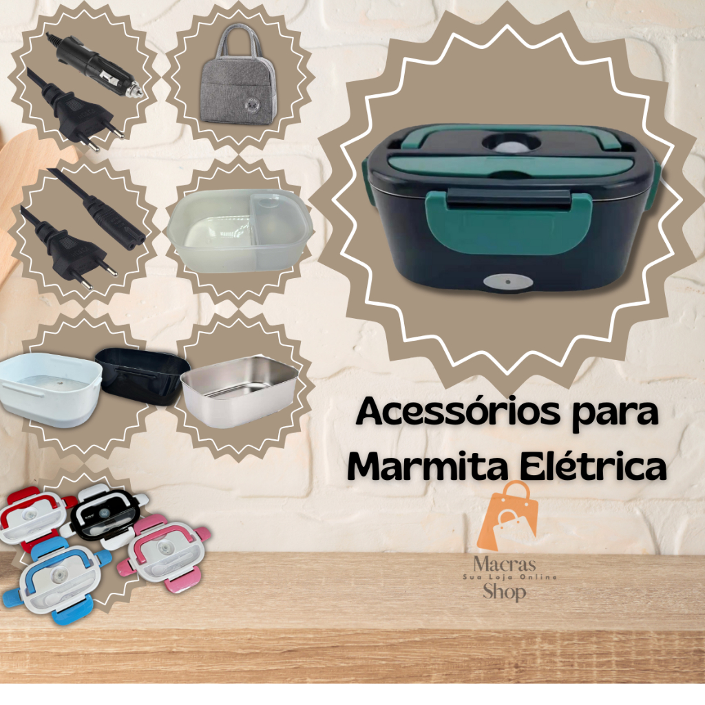 Acessorios Marmita Eletrica P/ Marmita Cabo Tampa