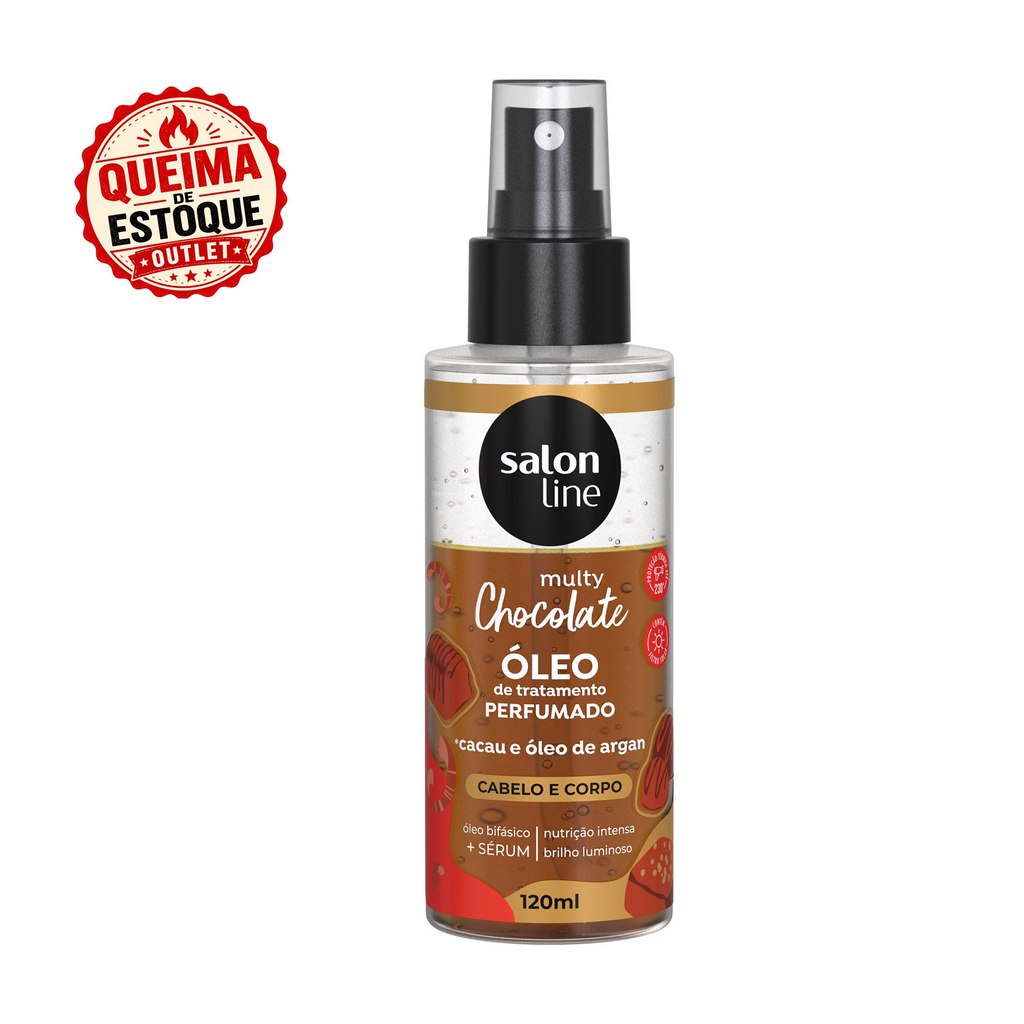 Óleo Perfumado Cabelo e Corpo Multy Chocolate 120