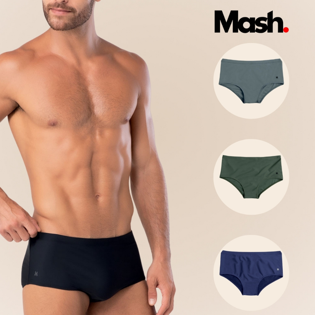 Sunga Slip Mash Lisa Forrada com Cordão de Regula