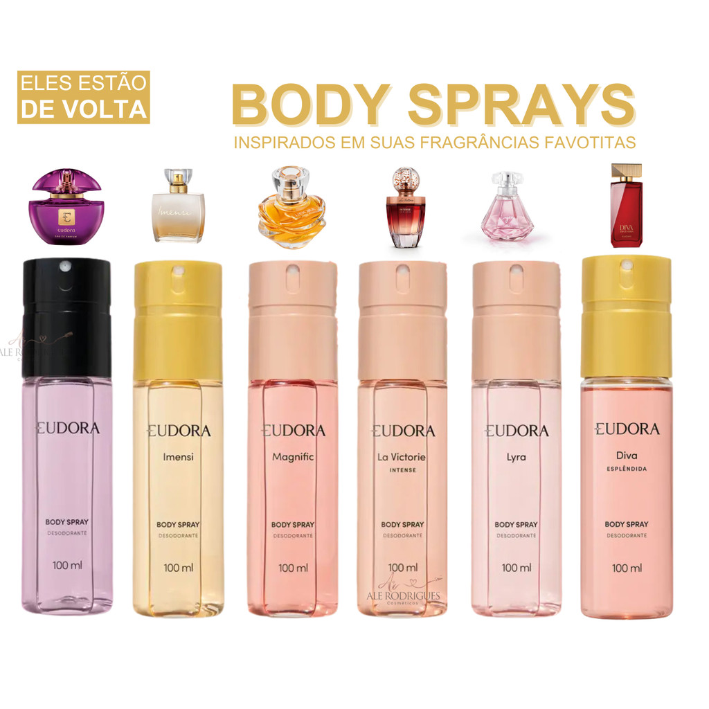Body Sprays Eudora Feminino 100ml