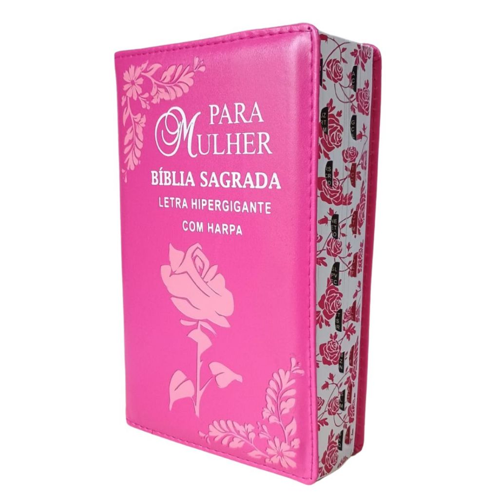 Bíblia para Mulher com Letras Hiper Gigantes Com 