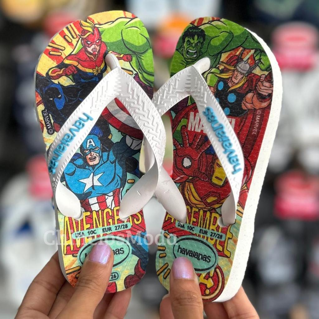 HAVAINAS CHINELOS KIDS TOP MARVEL II