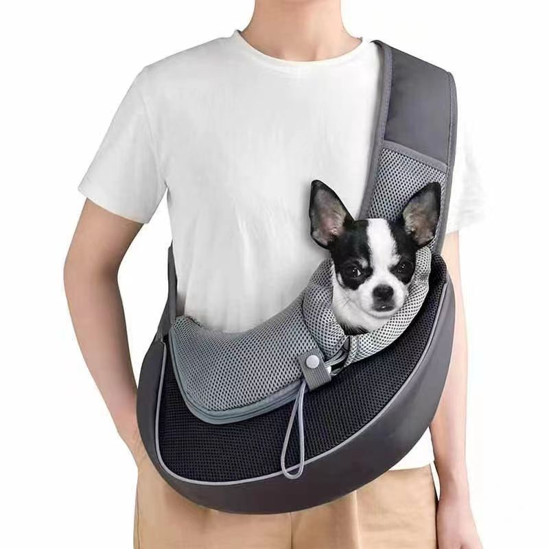 Bolsa Transversal Para Cães E Gatos Com Design Do