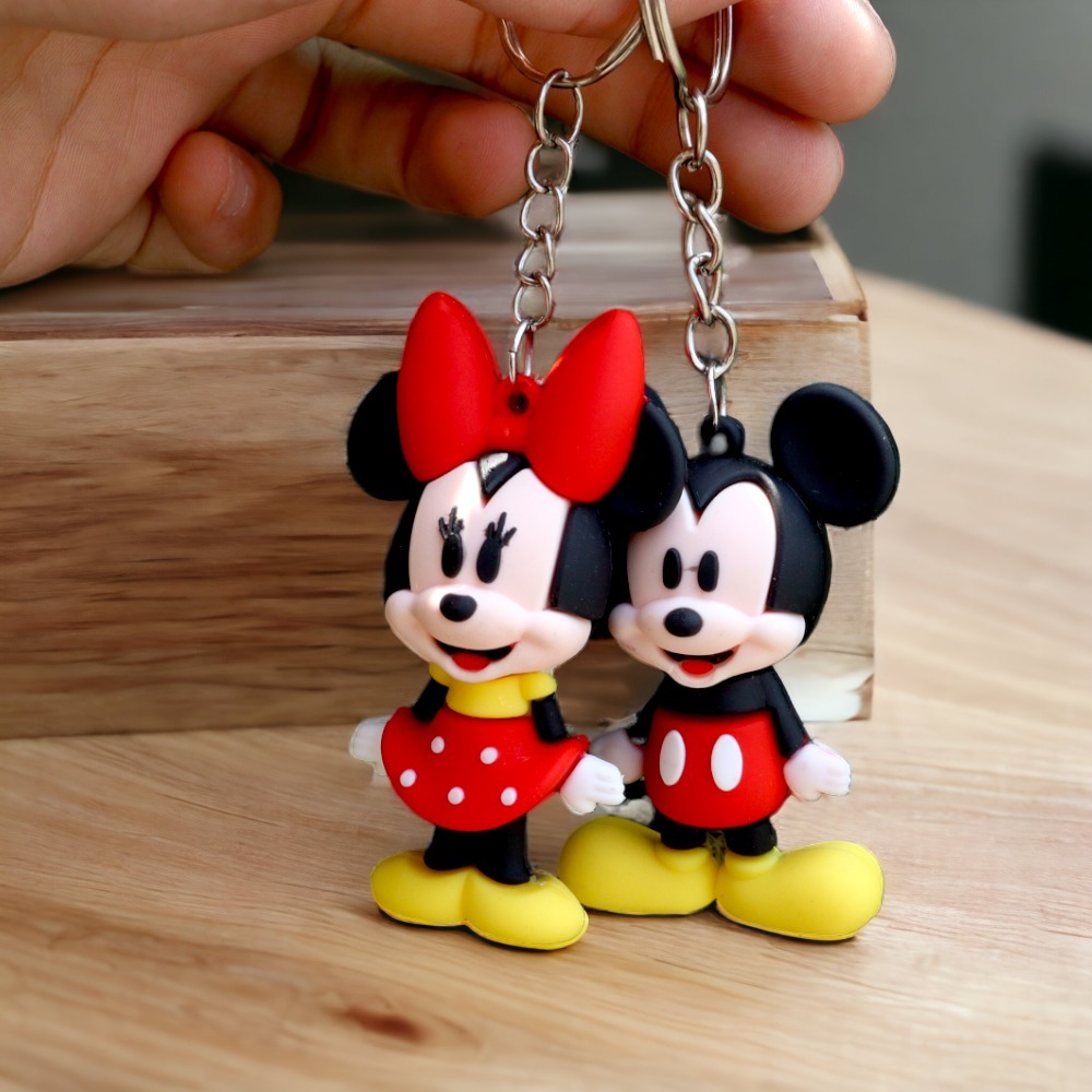 Chaveiro Borracha diversos personagens Mickey Minn