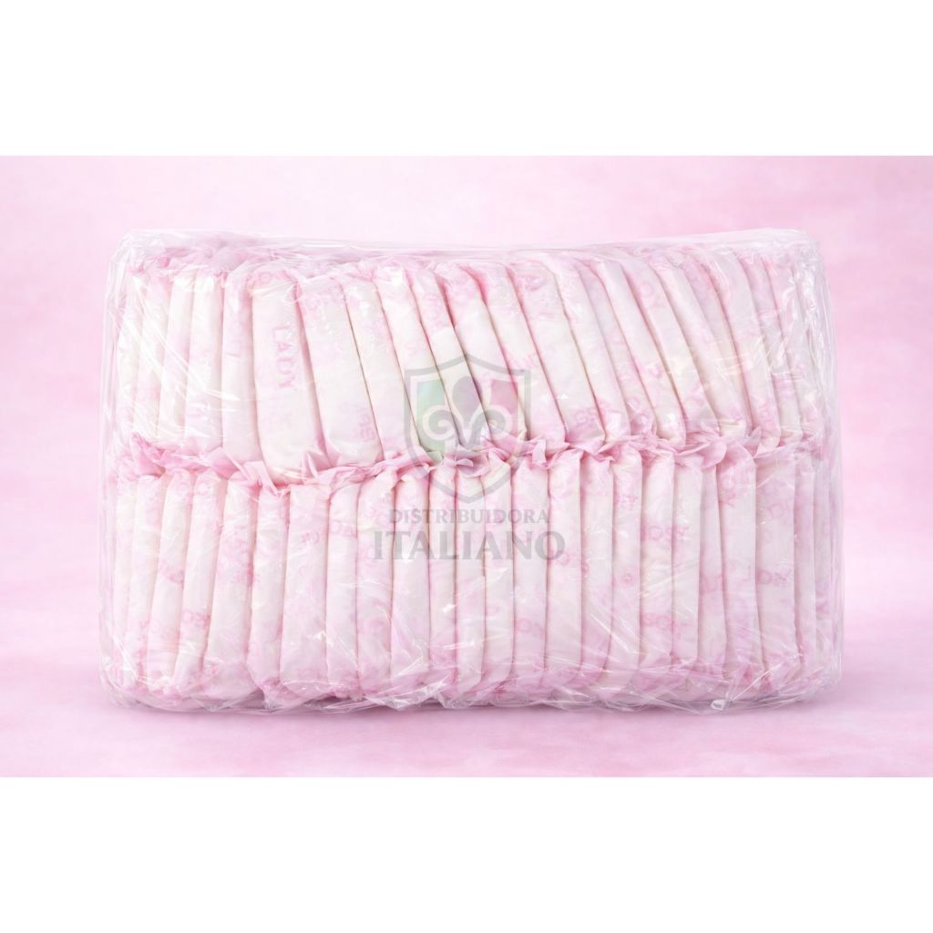 Kit 2 Pacote Gigante 100 Unidades  Absorvente Femi