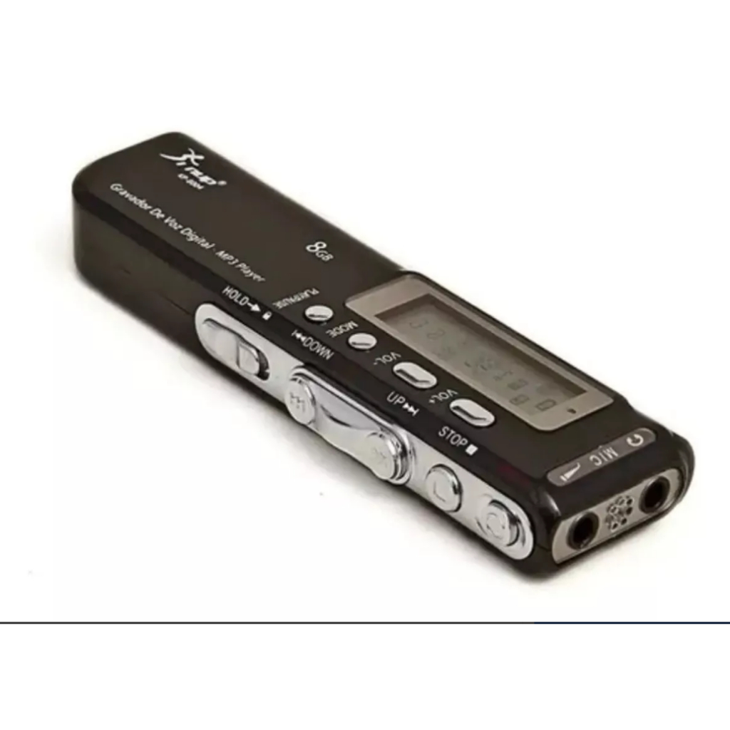 Gravador De Voz 8gb Reportagem Entrevistas Mp3 Por