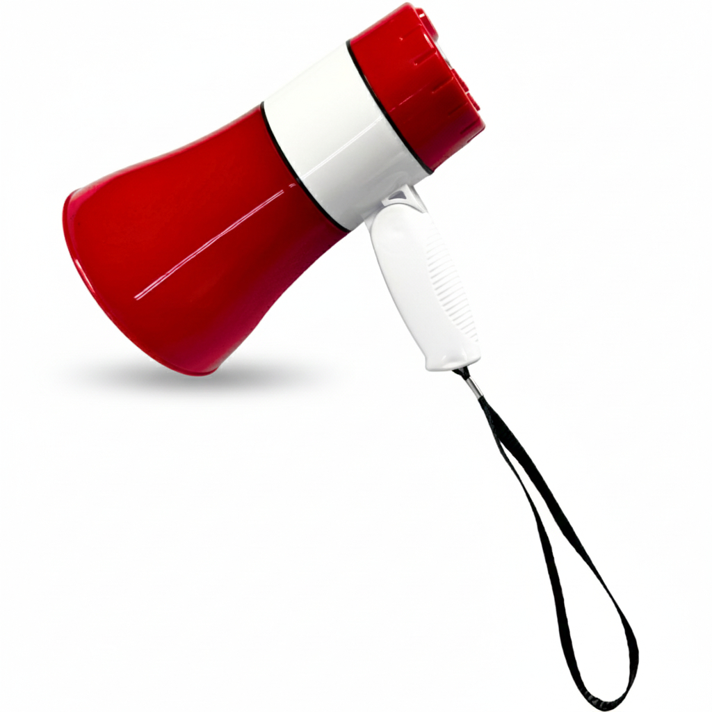 Megafone Recarregável 20W com Gravação USB TF A