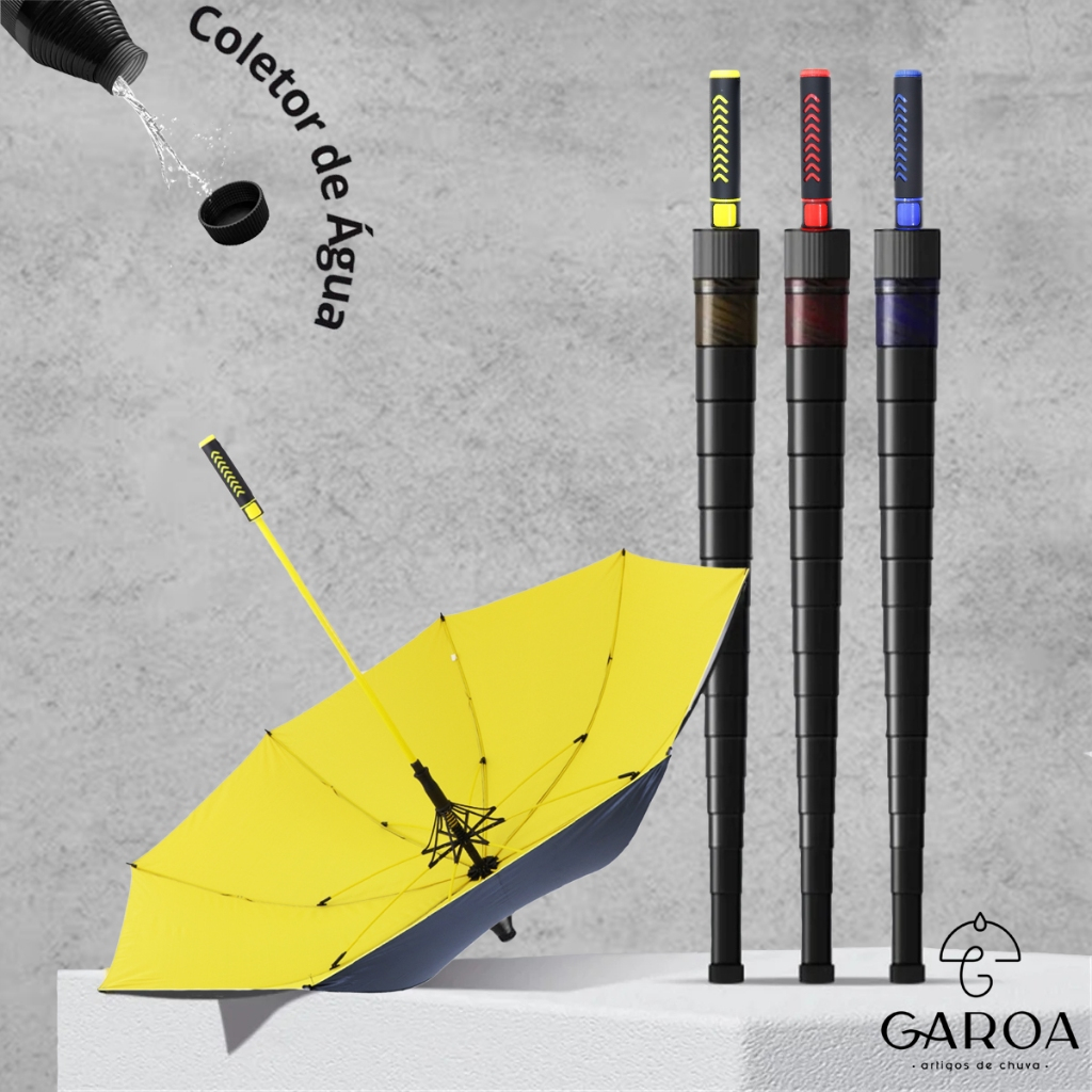 Guarda-Chuva Grande Reforçado Automático  Com Co