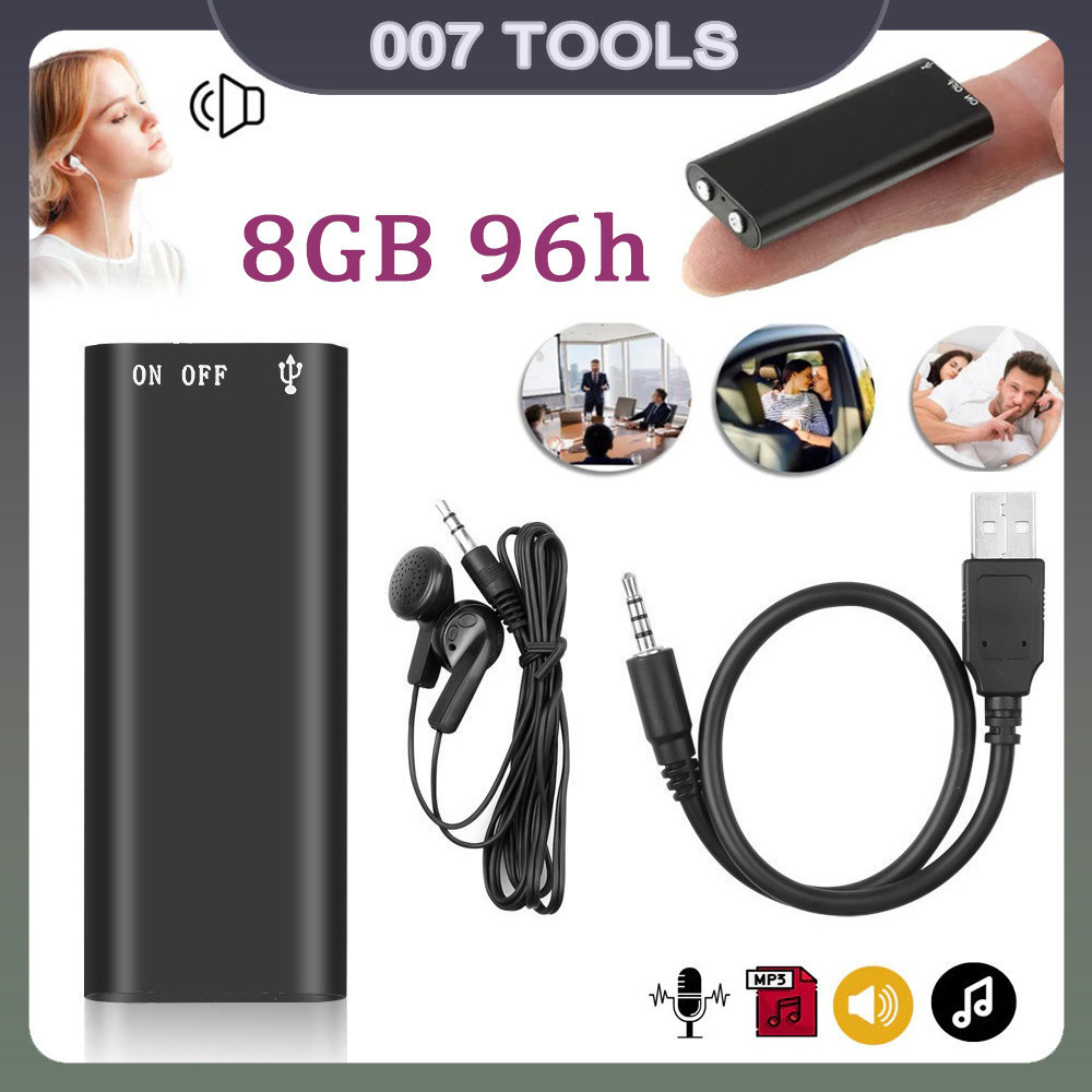 Mini Gravador De Voz Com Redução De Ruído HD De