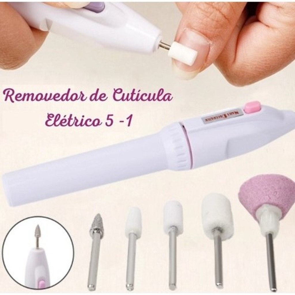 Removedor De Cutículas E Lixa Eletrônica Portát