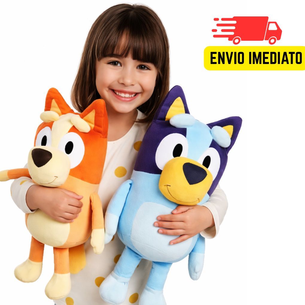 Kit 2 pelúcia Bluey e bingo Pelúcia ENVIO IMEDIA