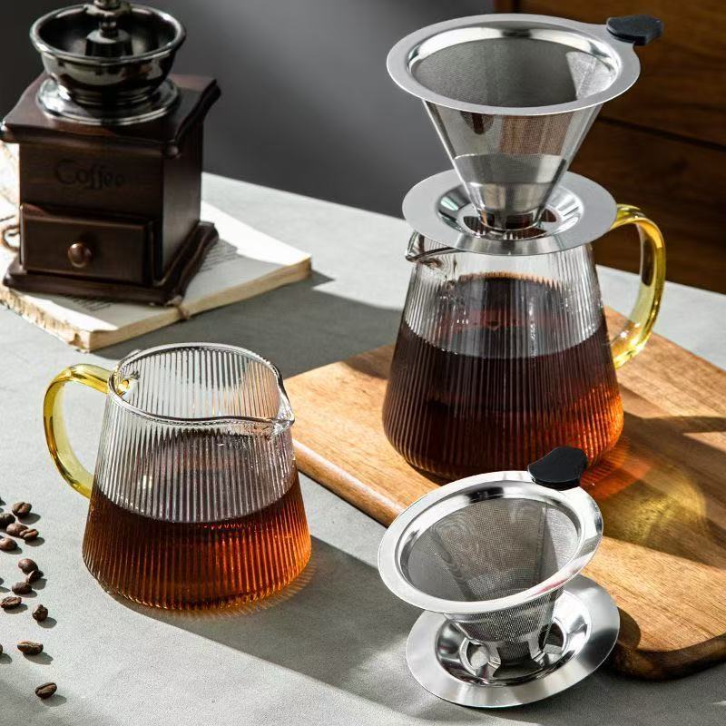 Filtro Coador de Café em Inox Reutilizável Taman