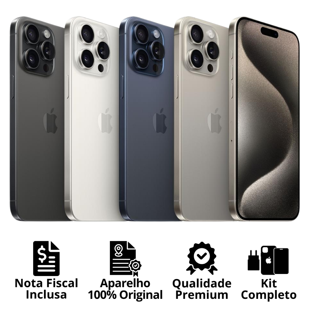 Celular iPhone 15 Pro Max (128GB) (256GB) 100% Ori