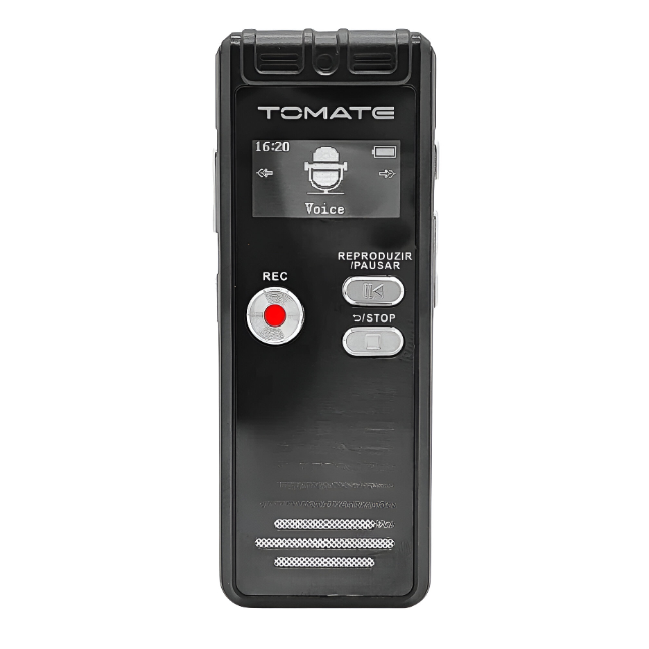 Gravador de Voz Digital Mt-559 tomate Gravador de 