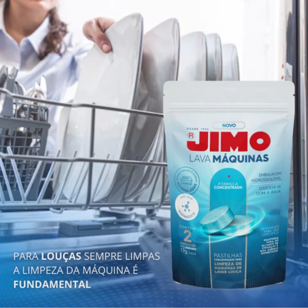 Jimo Pastilha Lava Máquina Lava Louça Abrilhanta