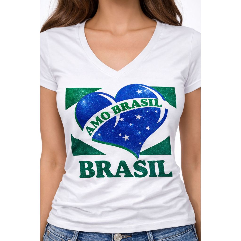 blusa copa do mundo feminina 2026 torcedora brasil