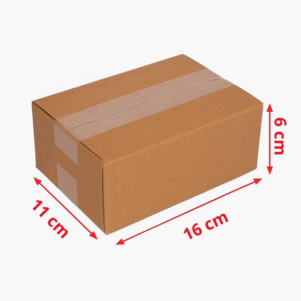 Kit 100 Caixas Tamanho 16x11x6 Modelo Correios Eco