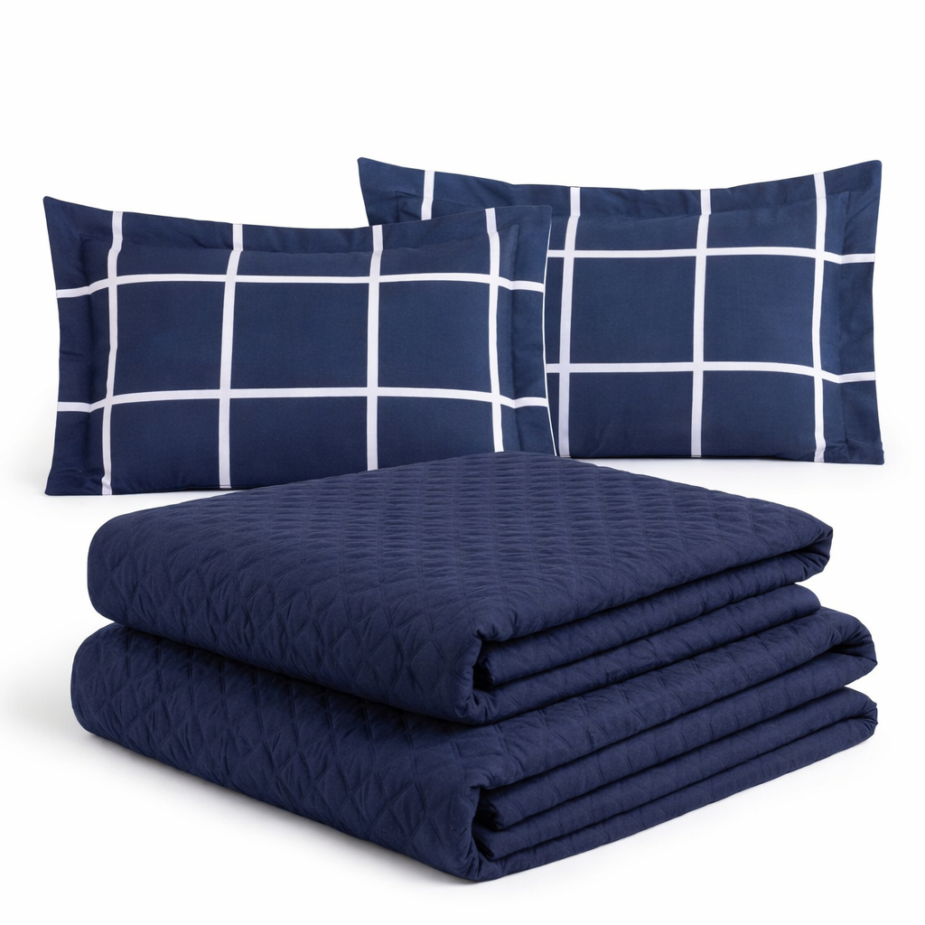 Kit Colcha Cocha Cobre Leito Jogo Roupa Cama Casal