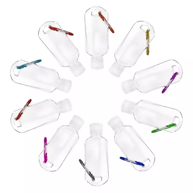 Frasco Álcool Gel Chaveiro Com MOSQUETAO Bolsa Mo
