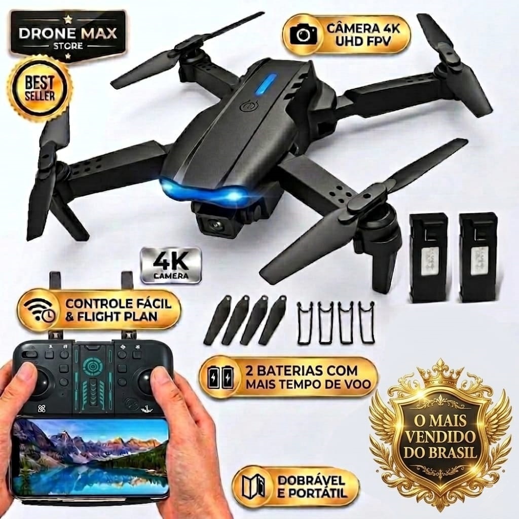 Drone com câmera | Mini Drone Pro WIFI FPV Com C�
