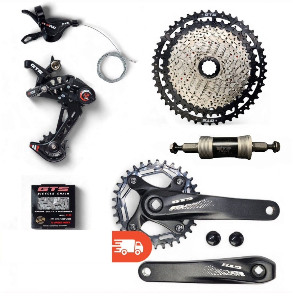 Kit Relação 12v GTS 1×12 C/ Corrente + Cass