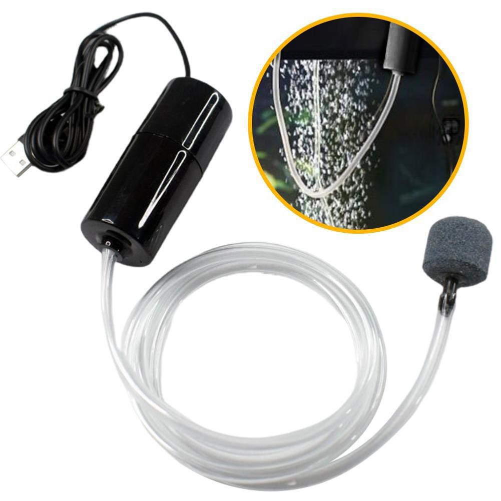 Bomba De Oxigênio/Ar Compressor Filtro USB Portá