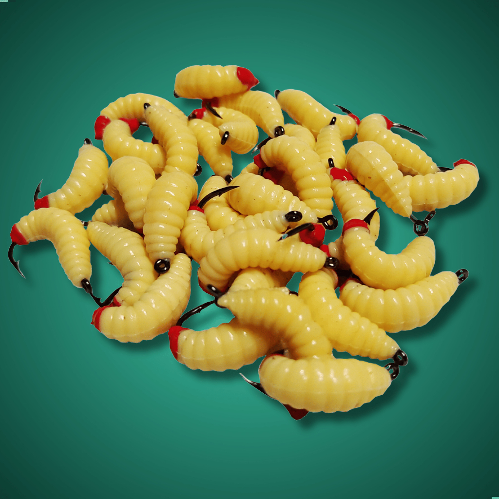Kit Isca Artificial Larva Bicho Da Laranja Aromati