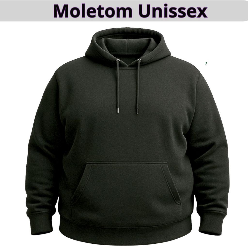 Moletom Plus Size Blusa Unissex Quente Flanelado B