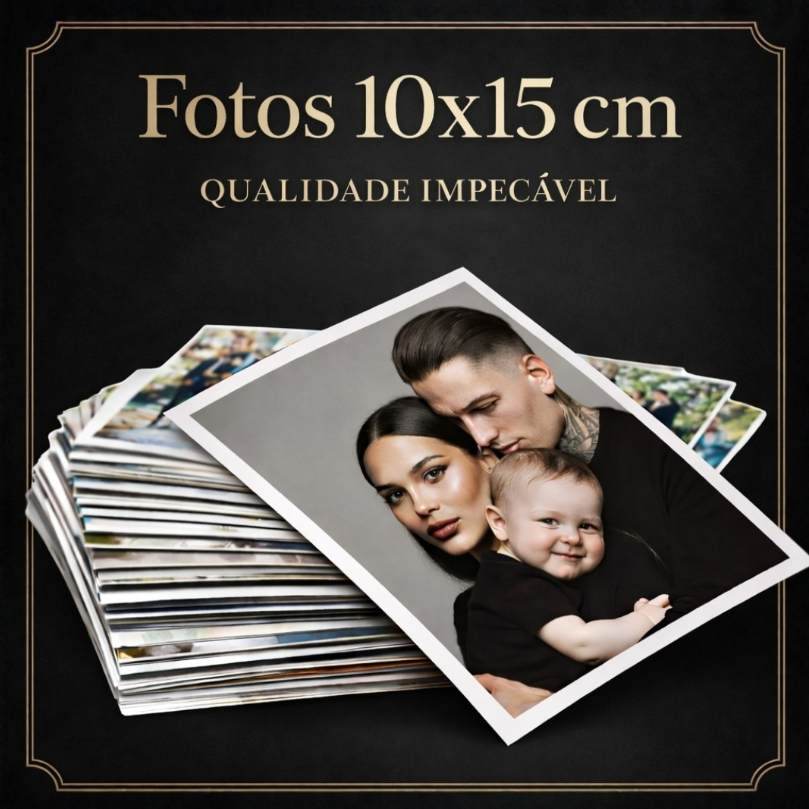 Revelação de Fotos 10x15cm | Kit 10 a 100 Unidad
