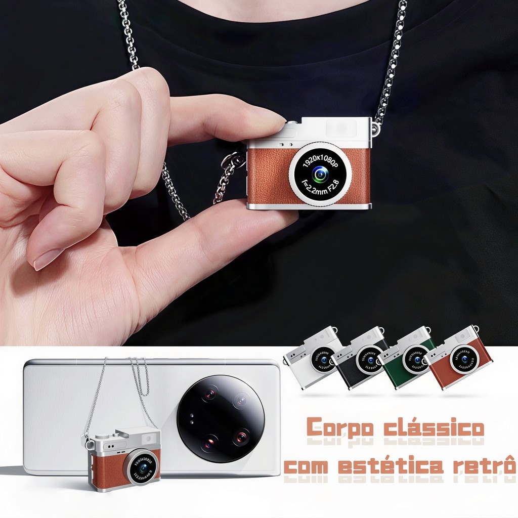 Câmera Digital Retro CCD 1080P – Mini Cam c