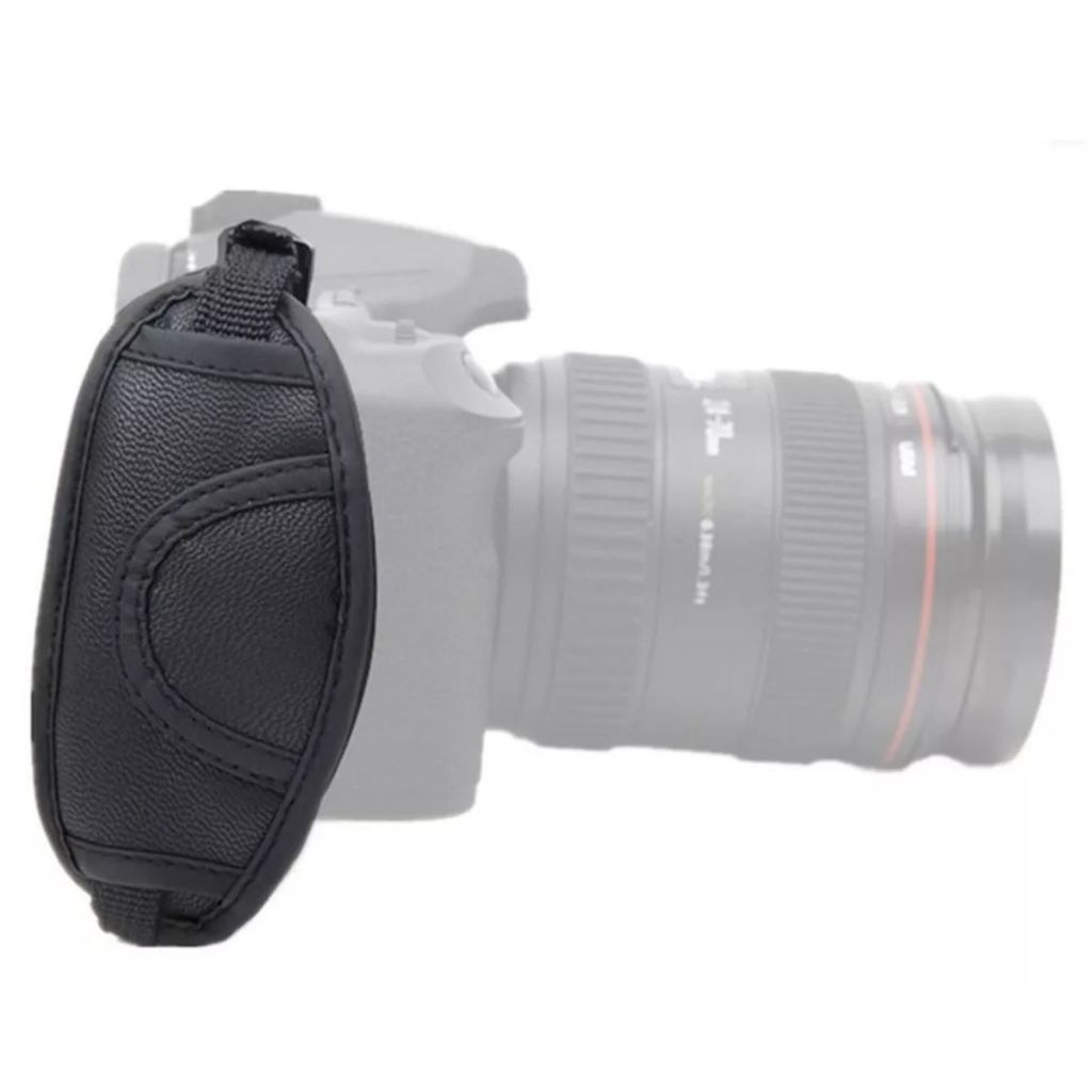 Alça de Mão Acolchoada para Câmera DSLR e Mirro