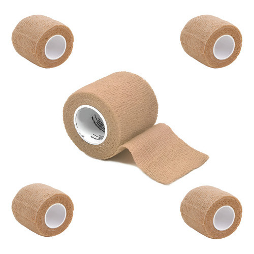 Kit 5 Bandagem Elástica Cães Gatos Flexível Pet