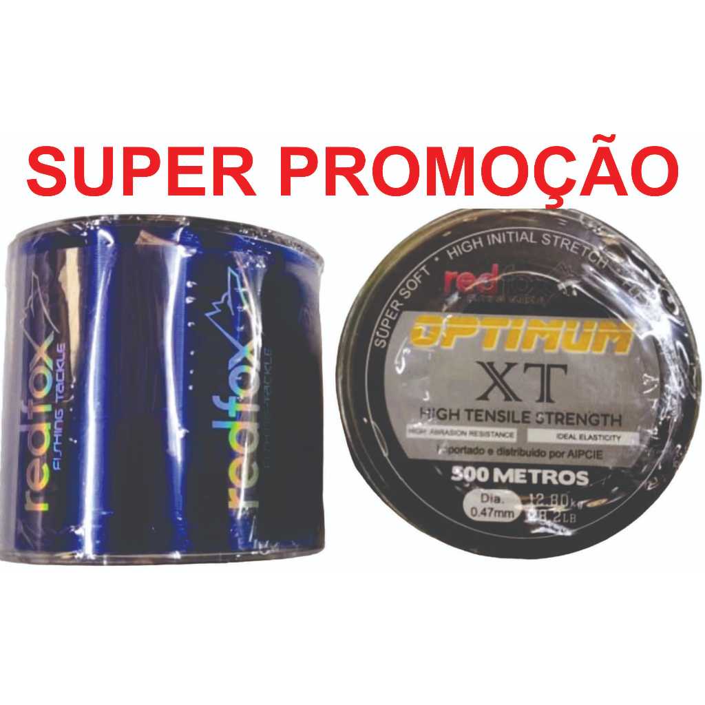 Linha Monofilamento (nailon) Redfox Optimum 500m  