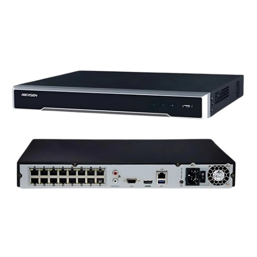 Nvr Hikvision 16 Canais 1080p 6tb Poe Hdmi Vga