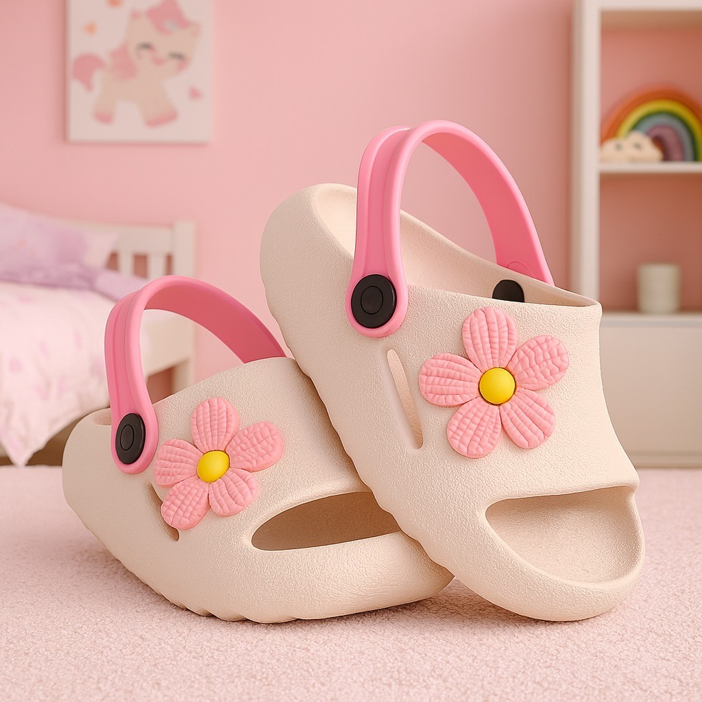 Chinelo Infantil Slide Nuvem Frutas Meninas Colori