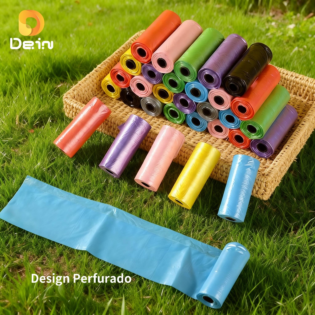 Saco Higiênico para Pets em Rolo 15 Sacolas Resis