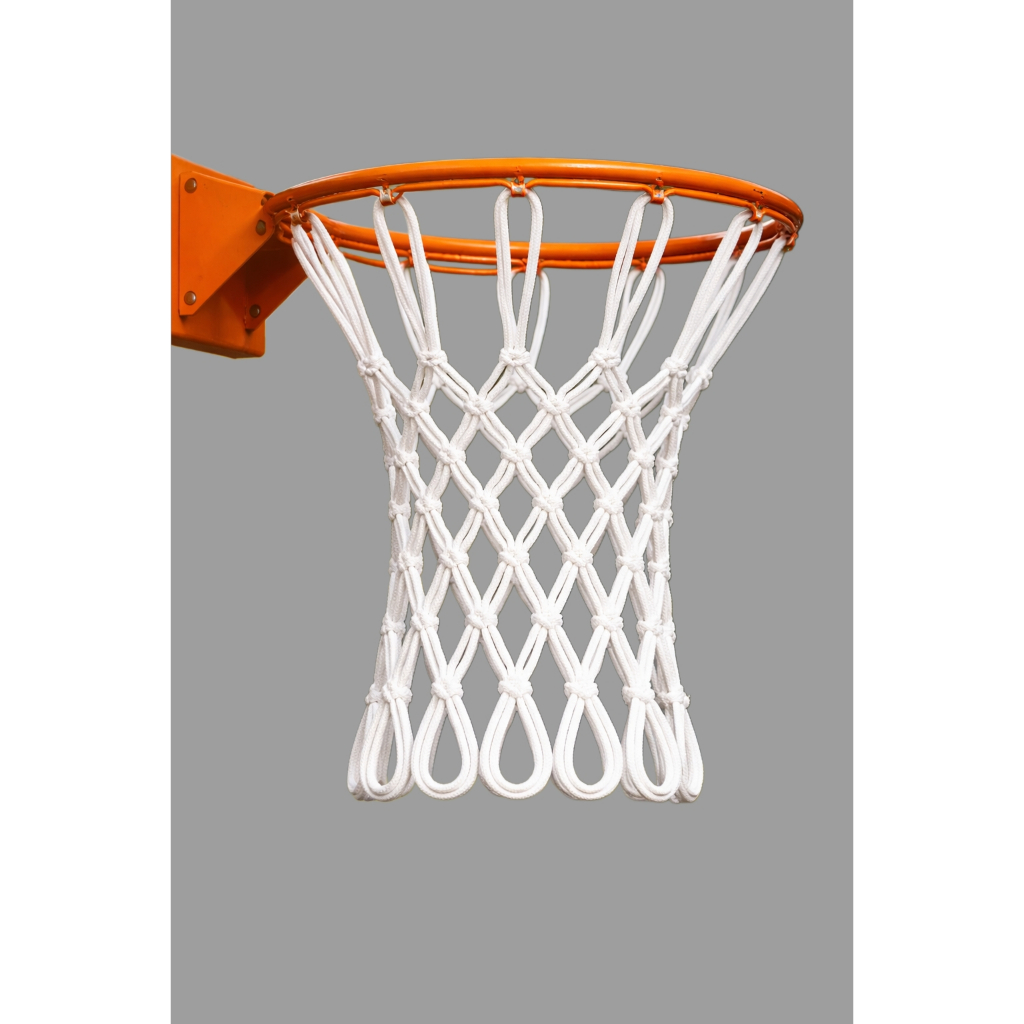 MEIO PAR DE REDE DE BASQUETE FIO DUPLO DE SEDA 4MM