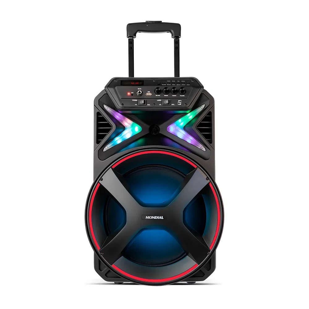 Caixa de Som Bluetooth Amplificada Bivolt 400W RMS